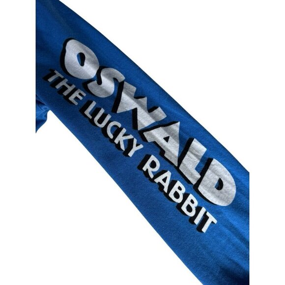 Disney Oswald The Lucky Rabbit "Sky Scrappers" Long Sleeve Tee Shirt Men's Sz L - Picture 10 of 13